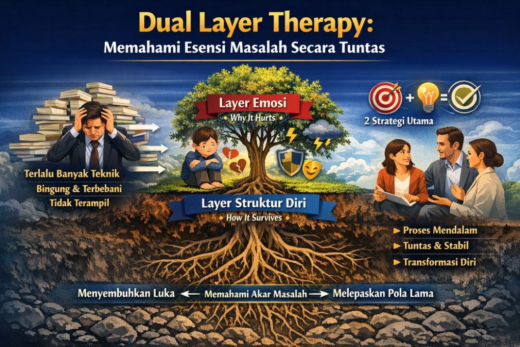 Dari Simtom ke Akar: Pendekatan Dual Layer dalam Hipnoterapi AWGI
